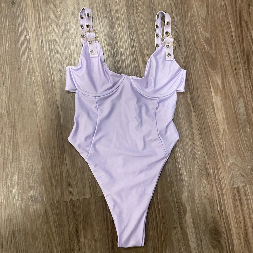 Heart of sun purple one piece